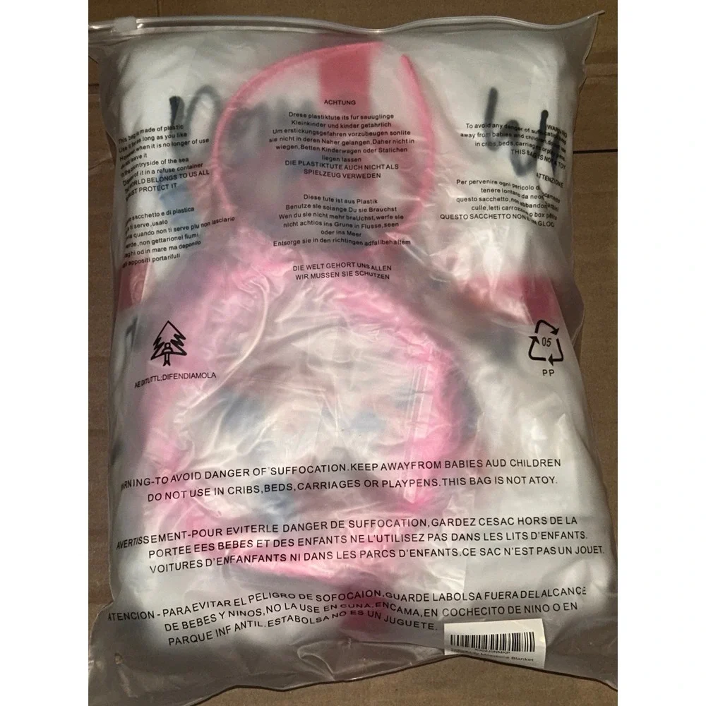 Luka & Lily Wings Baby‎ Milestone Blanket Set White Pink Angel Wings 40x60 NEW